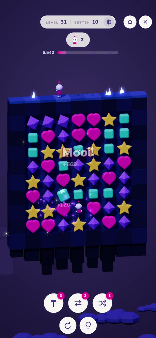 Een level in SWAP in De Sterrennacht